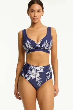 Aloha Cross Front Multifit Bra Top