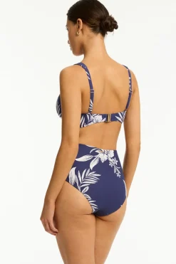 Aloha Cross Front Multifit Bra Top
