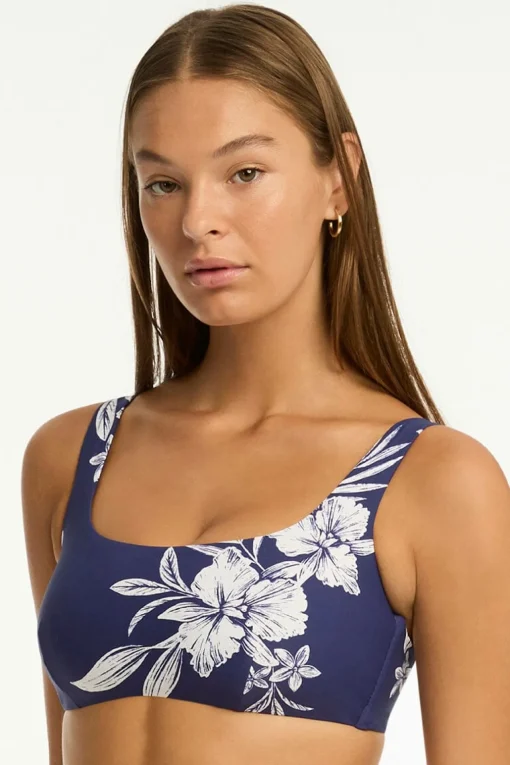 Aloha Low Square Neck Bra