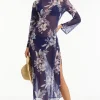 Aloha Mesh Long Dress