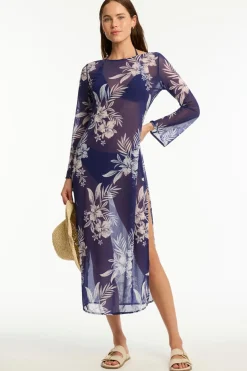 Aloha Mesh Long Dress