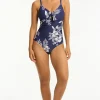 Aloha Tie Front DD/E Cup One Piece