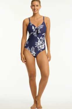 Aloha Tie Front DD/E Cup One Piece