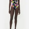 Away with the Fairies Bandeau One Piece w Ring Trim