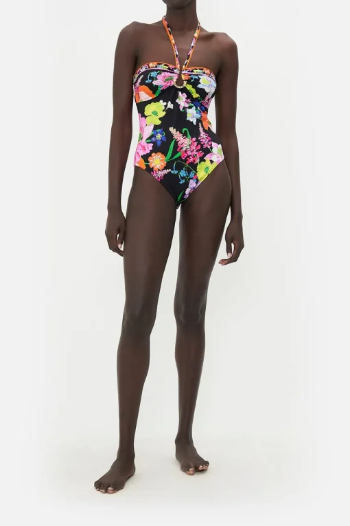 Away with the Fairies Bandeau One Piece w Ring Trim