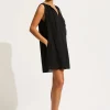 Beach Edit Gathered Neck Mini Dress