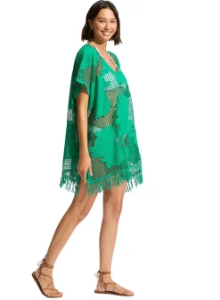 Beach Edit Mesh Kaftan