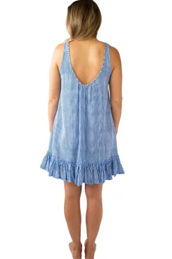 Bella Beach Dress Stripes
