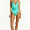 Biarritz Longline Halter One Piece