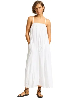 Broderie Maxi Dress