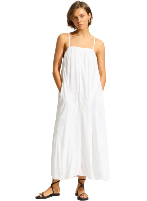 Broderie Maxi Dress