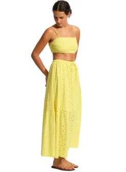 Broderie Maxi Skirt