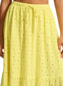 Broderie Maxi Skirt