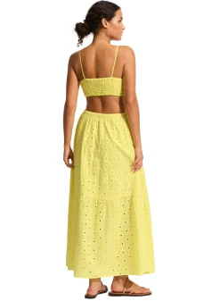 Broderie Maxi Skirt