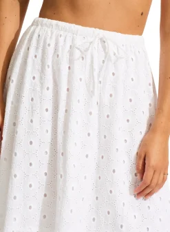 Broderie Maxi Skirt