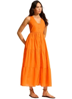 Button Down Maxi Dress