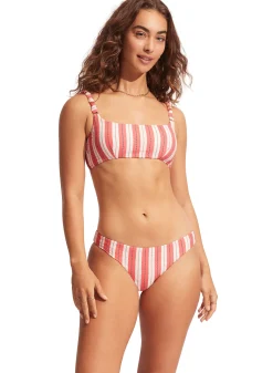 Cabana Gathered Strap Bralette