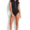 Collective Zip Front One Piece