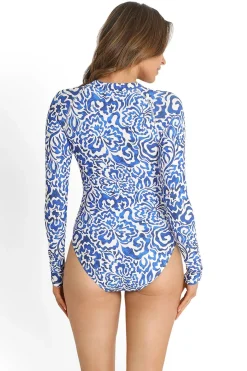 Corfu Gathered Pocket Seasport One Piece
