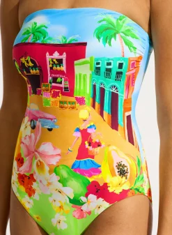 Cuba Bandeau One Piece