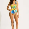 Cuba Deep V Neck One Piece