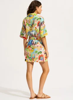 Cuba Mini Shirt Dress