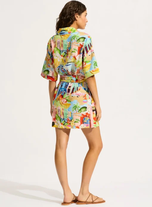 Cuba Mini Shirt Dress
