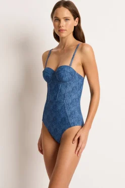 Denny Balconette Bandeau One Piece