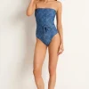 Denny Scarf Tie Bandeau One Piece
