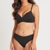 Essentials Cross Front Moulded Cup Underwire Bra