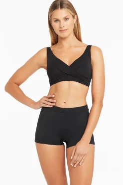 Essentials Cross Front Multifit Bra Top
