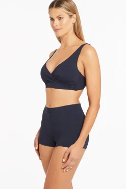 Essentials Cross Front Multifit Bra Top