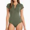 Essentials Short Sleeve Multifit One Piece