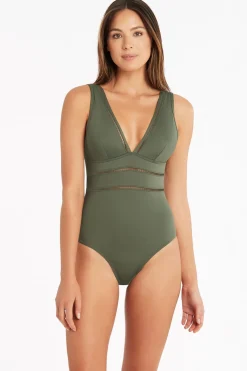 Essentials Spliced One Piece