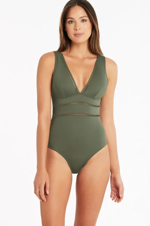Essentials Spliced One Piece