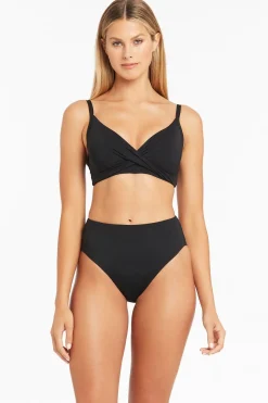 Essentials Twist Front DD/E Cup Bra