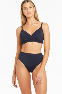 Essentials Twist Front DD/E Cup Bra