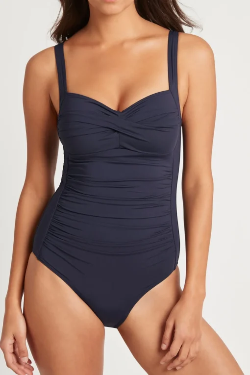 Essentials Twist Front Multifit One Piece