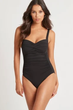 Essentials Twist Front Multifit One Piece