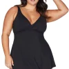 Hues Delacroix Cross Over Swimdress