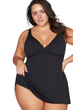 Hues Delacroix Cross Over Swimdress