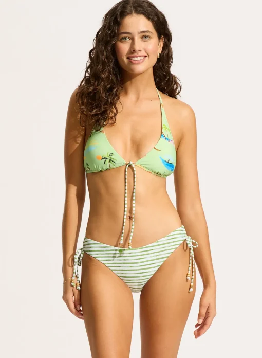 Isla Palm Loop Tie Side Pant