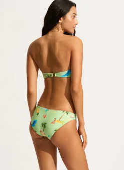 Isla Palm Reversible Hipster Pant