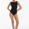 JETSET BOAT NECK ONE PIECE