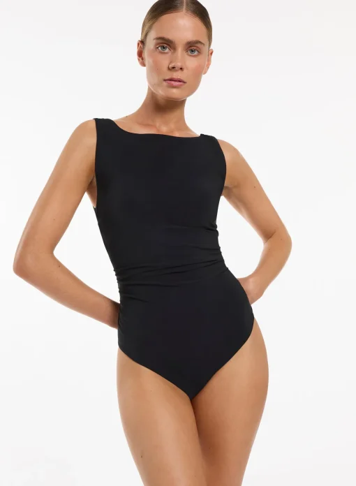 JETSET BOAT NECK ONE PIECE