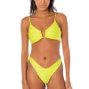 Lime Green Bia Bralette Top