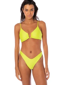 Lime Green Bia Bralette Top