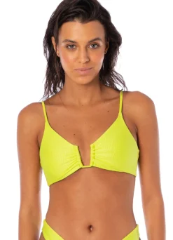 Lime Green Bia Bralette Top