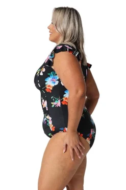 Malibu Frill Sleeve One Piece
