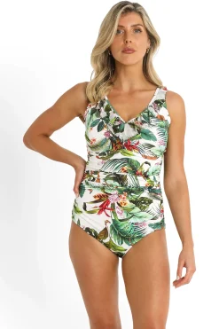 Meka DD/E Mesh Frill One Piece